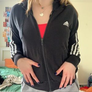 adidas zip up hoodie